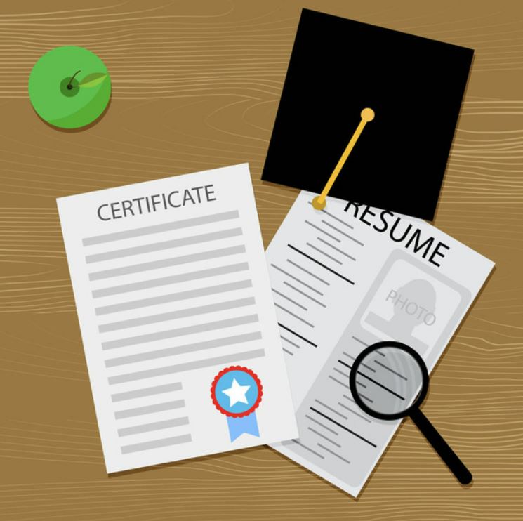 how to list resume certifications